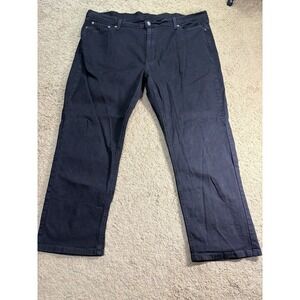 Levis 541 Jeans Men 44x30 Black Athletic Taper Leg Mid Rise Casual